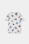 Conjunto Bermuda Cielo Playera De Algodon Estampada De Niño -Bci Boboli T18M M503132 BOBOLI