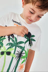 Conjunto Playera M/C Con Pantalon Algodon Verde De Niño -Bci Boboli T2 M513032 BOBOLI