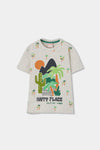 Conjunto Playera Con Short De Algodon Verde De Niño -Bci Boboli  T18M M513098 BOBOLI