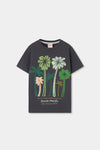 Conjunto Playera M/C  Palmeras Gris Con Short De Algodon De Niño -Bci Boboli T2 M513111 BOBOLI