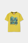 Playera M/C De Algodon  Amarillo De Niño -Bci Boboli T2 M543068 BOBOLI