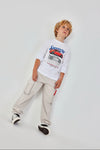 Conjunto Pantalon Playera Carro Algodon Manga Larga De Niño -Bci Boboli  T4 M603010  BOBOLI