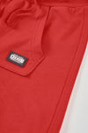 Conjunto Playera Gris M/C Con Bermuda Roja De Algodon Bicolor De Niño -Bci Boboli  T4 M603076 BOBOLI