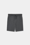 Conjunto Playera Blanca Con Bermuda Gris  De Algodon De Niño -Bci Boboli T6 M603144 BOBOLI