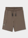 Conjunto Playera M/C Con Bermuda De Algodon Cafe De Niño -Bci Boboli   T4 M623067 BOBOLI