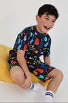 Pijama Algodon Estampado Azul De Niño -Bci Bobolit2 M683018 BOBOLI