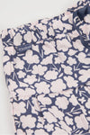 Conjunto De Blusa Con Falda-Short Viscosa Flores Marino/Rosa De Niña Boboli T2 M713001 BOBOLI