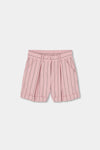 Conjunto Chaleco Con Short Listado Rosa De Niña Boboli  T6 M783031 BOBOLI