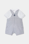 Overol Azul De Algodon Combinado De Bebé -Bci Boboli T3M M803012 BOBOLI
