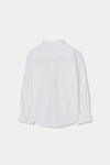 Camisa Lino Manga Larga Blanco De Niño -Bci Boboli T12M M863030 BOBOLI