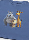 Playera M/C Animal Azul  Bebe Niño Mayoral  M1008 MAYORAL