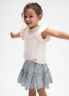 Blusa M/C Puntillas Salmon Niña Mayoral M3008 MAYORAL