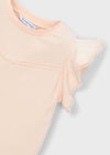 Blusa M/C Puntillas Salmon Niña Mayoral M3008 MAYORAL