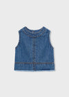 Blusa Top Denim Fluido Oscuro Niña Mayoral M3030 MAYORAL