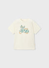 Playera M/C Bordado Nata Niño Mayoral M3060 MAYORAL