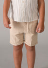 Conjunto Bermuda Lino Suiting Mocca Niño Mayoral M3217 MAYORAL
