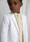 Saco Blazer Lino Suiting Blanco Niño Mayoral M3437 MAYORAL