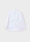 Saco Blazer Lino Suiting Blanco Niño Mayoral M3437 MAYORAL