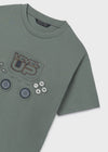Playera M/C Embossed Verde Junior Niño Mayoral M6037 MAYORAL