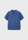 Polo M/C Tejido Añil Niño Mayoral M3106 MAYORAL