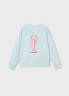 Sudadera "Lobster Friday" Celeste Mayoral M6420 MAYORAL
