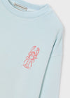 Sudadera "Lobster Friday" Celeste Mayoral M6420 MAYORAL