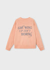 Sudadera "Growing Up" Coral Mayoral M6421 MAYORAL