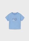 Set Dos Playeras M/C Celeste Bebe Niño Mayoral M1012 MAYORAL