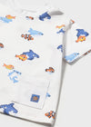 Set Dos Playeras M/C Celeste Bebe Niño Mayoral M1012 MAYORAL