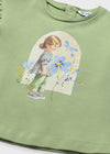 Blusa M/C Grafica Jade Bebe Niña Mayoral M1080 MAYORAL