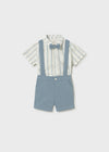 Conjunto De Vestir 3 Piezas Camisa Moño Y Short Lino Jade Mayoral M1226 MAYORAL