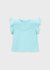 Blusa  M/C Puntillas Anis Niña Mayoral M3008 MAYORAL