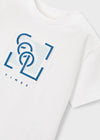 Conjunto Playera M/C Embossed Blanco Con Short Topo Niño Mayoral M3058 MAYORAL