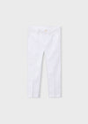 Pantalon De Vestir Lino Suiting Blanco Niño Mayoral M3574 MAYORAL