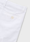 Pantalon De Vestir Lino Suiting Blanco Niño Mayoral M3574 MAYORAL