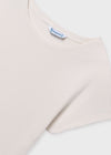 Blusa M/C Rayas Beige Junior Niña Mayoral M6008 MAYORAL