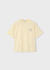 Conjunto Playera M/C "Growing Up" Butter Con Bermuda Universo Mayoral M6046 MAYORAL
