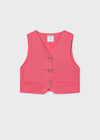 Chaleco Botones Coral Junior Niña Mayoral M6355 MAYORAL