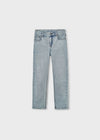 Pantalon Jeans Wide Leg Azul Claro Niño Mayoral M6575 MAYORAL
