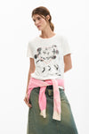 Playera Core_Mickey Blanco M26Swtk42 Dama Desigual DESIGUAL