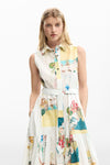 Vestido Colle Azul Palo M26Swvw15 Dama Desigual DESIGUAL