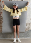 Short Estilo Biker De Algodon Negro Junior Niña Mayoral M214 MAYORAL