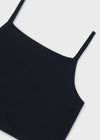 Blusa Twin Bolsillo Negro Junior Niña Mayoral M6160 MAYORAL