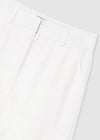 Pantalon Cinta Bordada Crudo Junior Niña Mayoral M6545 MAYORAL