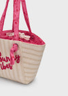Bolso Cesta Playa Geranio Mayoral M10208 MAYORAL