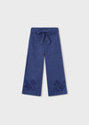 Pantalon Lino Bordado Porcelana Niña Mayoral M3585 M3585 MAYORAL