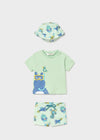 Conjunto Baño Y Gorro Verde Bebe Niño Mayoral M1617 MAYORAL