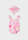 Traje Baño Y Gorro Proteccion Solar Chicle Bebe Niña Mayoral M1737 MAYORAL