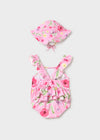 Traje Baño Y Gorro Proteccion Solar Chicle Bebe Niña Mayoral M1737 MAYORAL