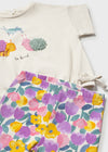 Conjunto Leggings Estampado Lila Bebe Niña Mayoral M1753 MAYORAL
